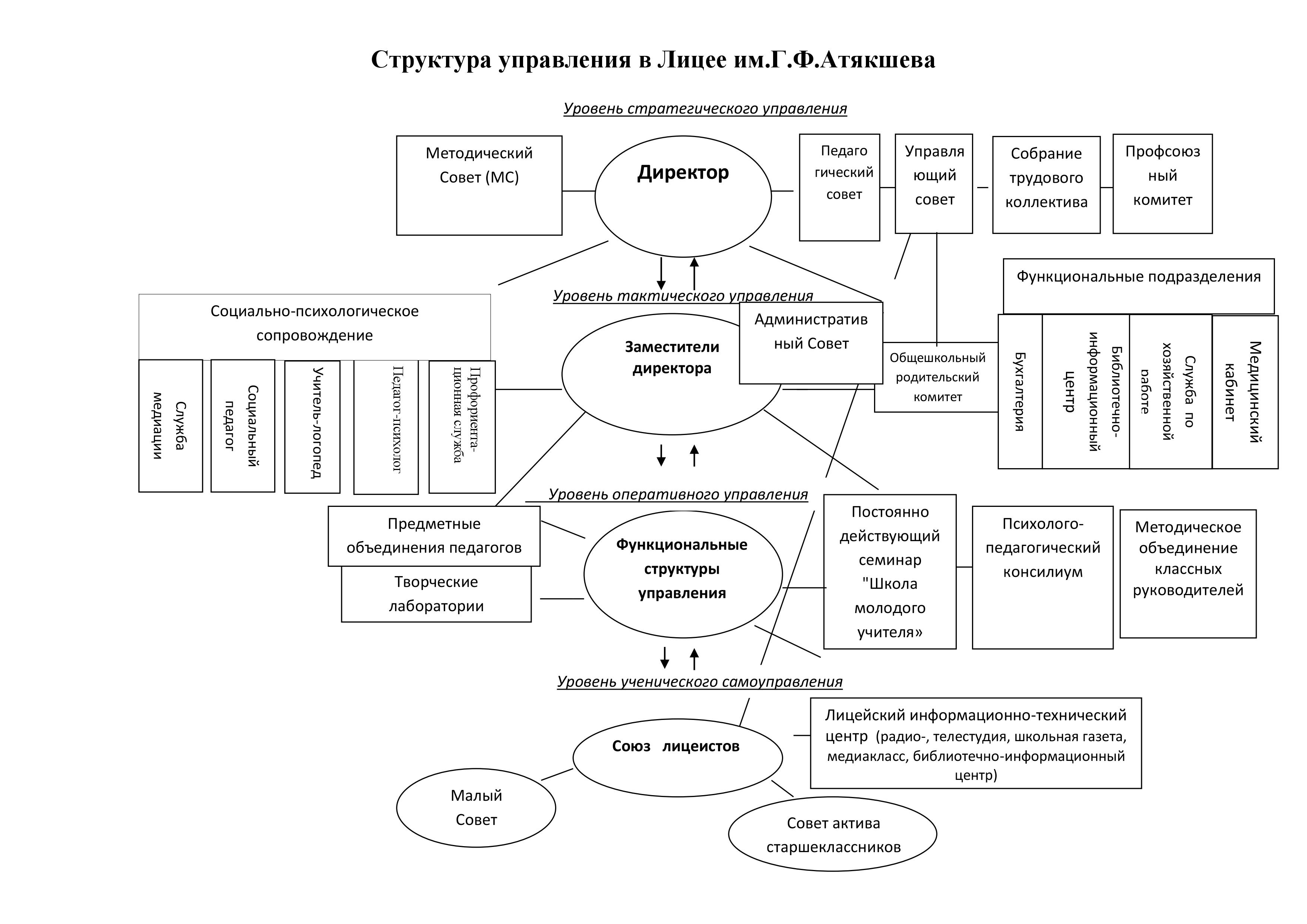 Структура и органы управления образовательной организацией - МБОУ 